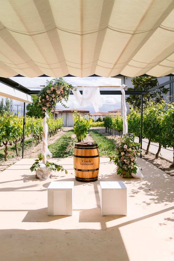 boda en bodega en la rioja