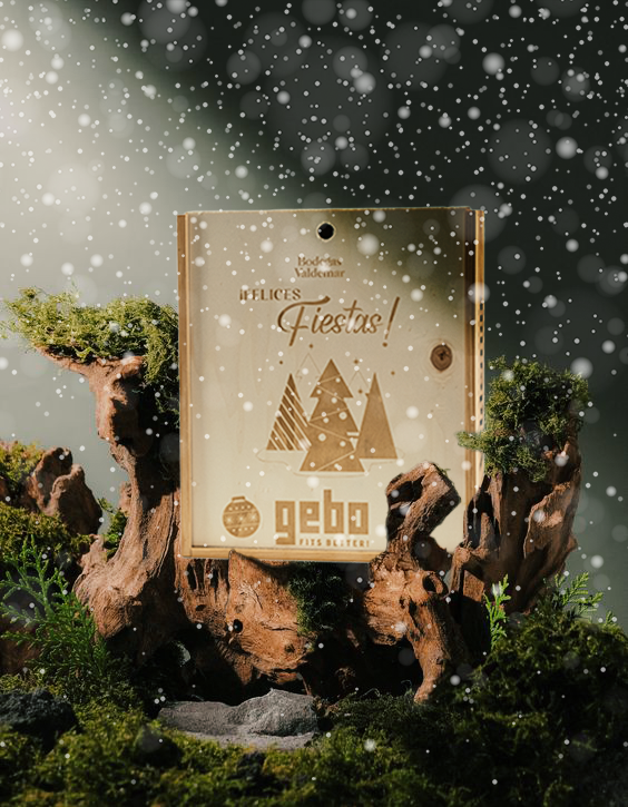Regalo de Navidad personalizado a empleados de la empresa Gebo