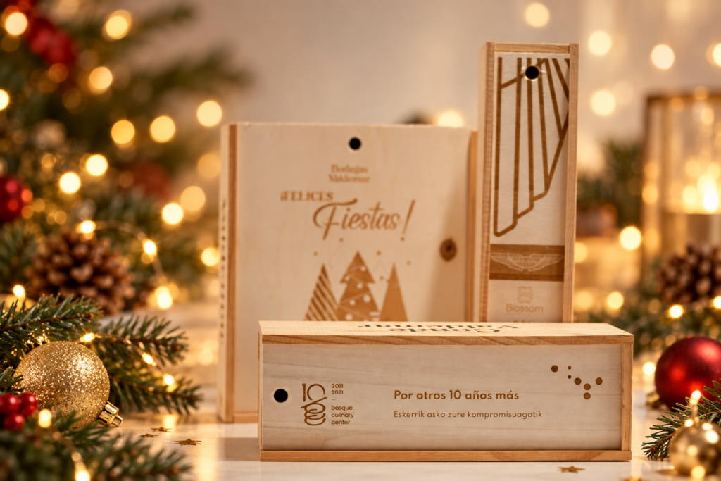 Regalos de Navidad para empresas: Vino personalizado a medida